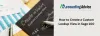 Create a Custom Lookup View in Sage 100