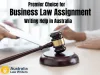 Premier Choice for Business Law Assignment Writing Help in Australia