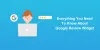 About Google Review Widget
