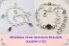 Wholesale Silver Gemstone Bracelets Supplier in US