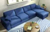 Buy Premium Wooden Furniture For Your Home  Order Online L Shape Sofa Set Sheesham Wood for Living Room At Best Price | Casastay.in