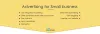 Advertising for Small business