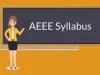 AEEE Syllabus 2019