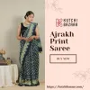 buy ajrakh print saree online