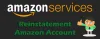 Amazon Reinstatement Service