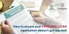 5 Superb Guides to Avoid Personal Loan Rejection