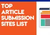 200+ High PR Article Submission Sites List 2020 - [Updated]
