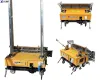 Automatic wall plastering machine | wall cement plaster machine