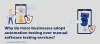 Why do more businesses adopt automation testing over manual software testing services? - Freshersnews