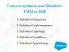 Optimise CRM for small business - Salesforce consultant tips - Evontech Blog