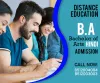 B.A Hindi Distance Education Correspondence courses Admission 2022