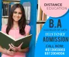 BA History Distance learning Education courses Admission 2022 last date