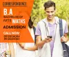 BA Maths Distance Education Correspondence courses Admission 2022