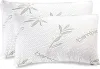 ik Geschredderter Memory Schaum Kissen Bambuskissen (2er-Pack) 40X70 CM