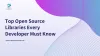 Top 30 Open Source Libraries Every Software Developer Should Know