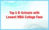 MBA College Fees in India, Top 5 B-Schools with Lowest MBA College Fees  - MBA Rendezvous
