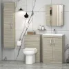 Welcome to the era of bathroom vanity units with toilet