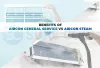Benefits of aircon general service vs steam cleaning