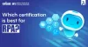 Which Certification Is Best For RPA?