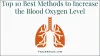 Top 10 Best Methods to Increase the Blood Oxygen Level 