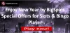 Enjoy New Year by BigSpins Special Offers for Slots &amp; Bingo Player