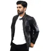 Biker Motorcycle Riding Leather Jacket - US Leather Mart