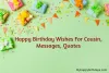 130 Happy Birthday Wishes For Cousin, Messages, Quotes
