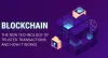 Blockchain: The New Technology of Trusted Transactions and How it Works