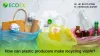 How can plastic producers make recycling viable?