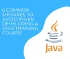 6 Common Mistakes to Avoid When Developing a Java Training Course - Thelivechat.com