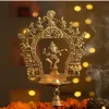 Brass Prabhavali with Lord Ganesha Set