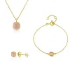 Brooklyn Rose Quartz & Gold Vermeil Jewellery Set