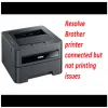Brother Printer Connected but not printing| +1-800-406-7407