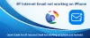 BT INTERNET EMAIL NOT WORKING ON IPHONE - CONTACT EMAIL SERVICE