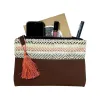 Berserk Woven Pastel Peach Tassel Pouch