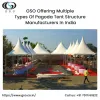 GSO offering multiple types of Pagoda tent structure manufacturers in India