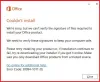 [KB63363901] - “Can’t Verify the Signature” Error in Office Installation MSLIVEASSIST.COM