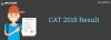 Important update on CAT 2018 Result