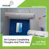 Air curtains completing thoughts and their uses