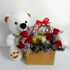 Birthday Present Flower Bag Teddy Chocolates | Online Florist in Sharjah