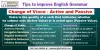 Change of Voice in Active and Passive