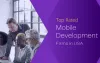 Check out the best Top Rated mobile development firms in USA