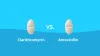 What are the benefits of Amoxicillin versus Clarithromycin?