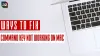 Command Key Not Working on Mac