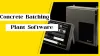 Concrete Batching Plant Software