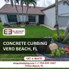 Concrete Landscape Border in Vero Beach, FL