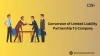  Conversion of LLP into Partnership - Company Registration
