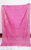Zari Temple Cotton Handloom Saree - Dark Baby Pink - Ayanna Sarees