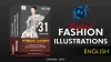 Online Digital Fashion Illustration Course (DFIC) for experienced