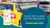 How to Start a Luxury Cab/Taxi App Startup? A Brief Guide 2019